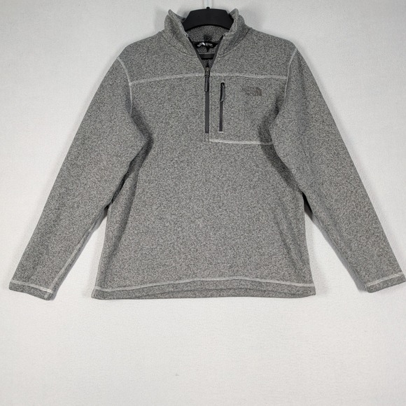 The North Face Other - The North Face Pullover Mens L Gray Gordon Lyons 1/4 Zip Fleece Sweater Outdoor